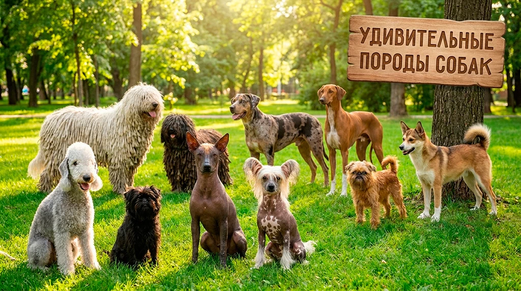 Самые необычные породы собак