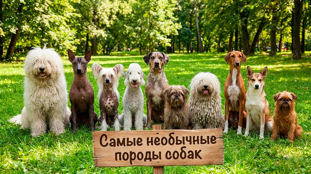 Самые необычные породы собак