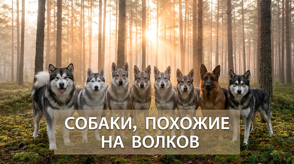 Собаки, похожие на волков