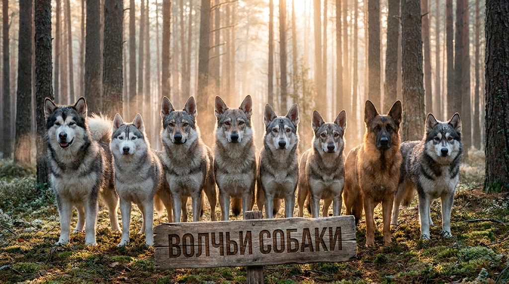 Собаки, похожие на волков