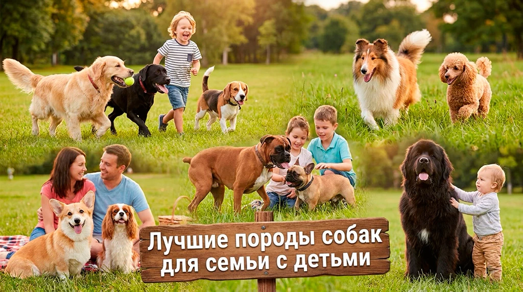 Лучшие породы собак для семьи с детьми
