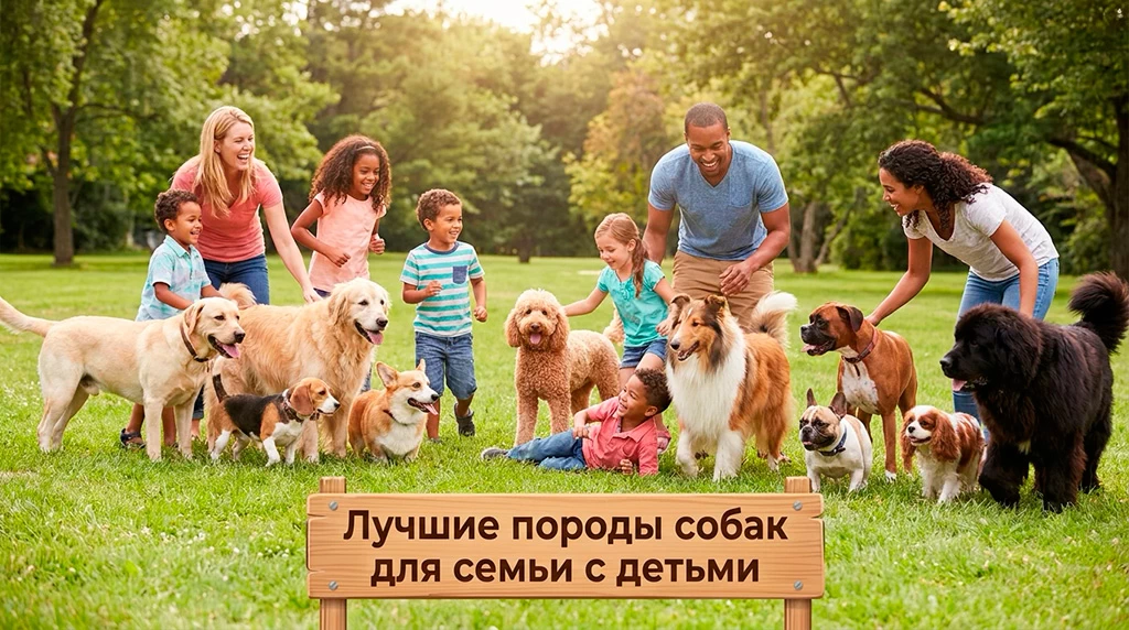 Лучшие породы собак для семьи с детьми