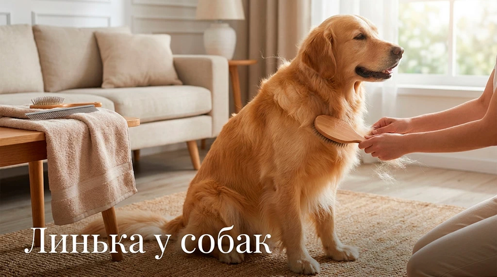 Линька у собак
