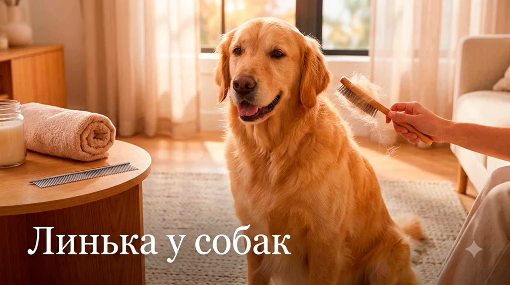 Линька у собак